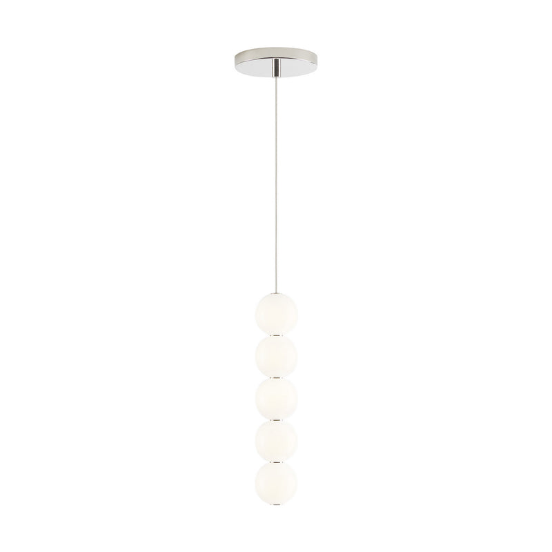 Visual Comfort Modern 700TDOBT5N-LED927 LED Pendant, Polished Nickel