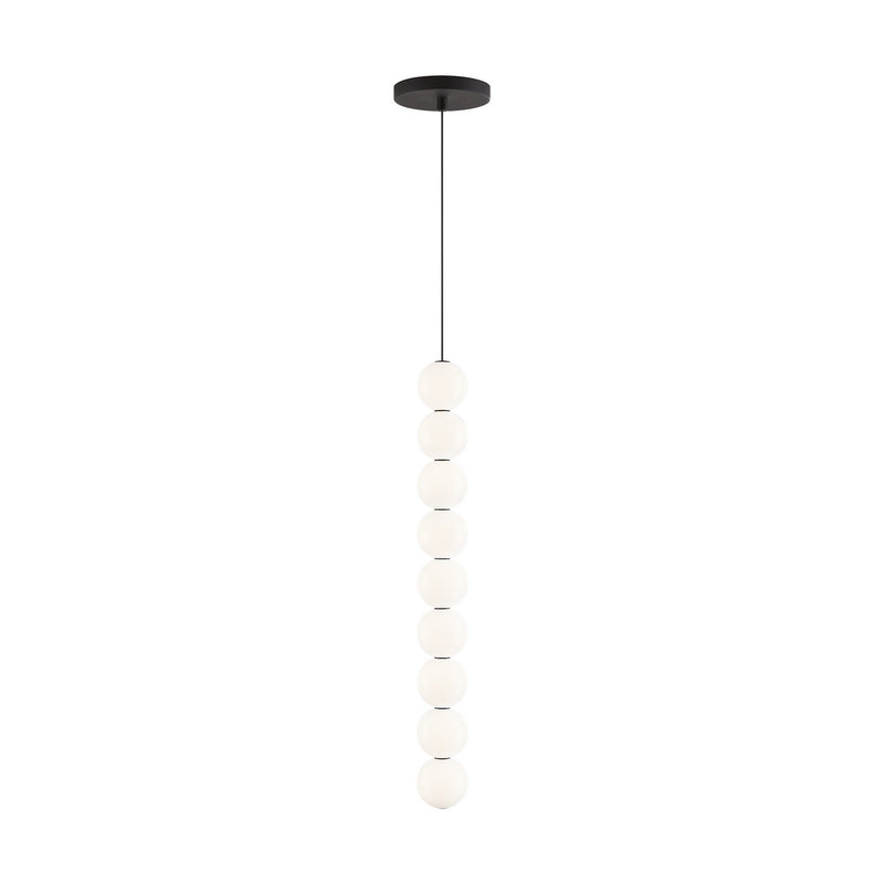 Visual Comfort Modern 700TDOBT9B-LED927 LED Pendant, Nightshade Black