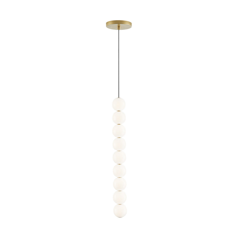 Visual Comfort Modern 700TDOBT9NB-LED927 LED Pendant, Natural Brass