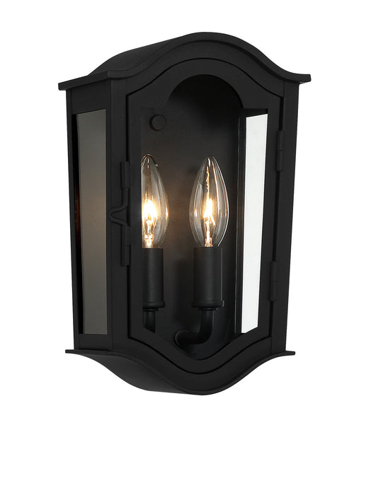 Minka-Lavery 73200-66 Two Light Outdoor Wall Mount, Sand Coal