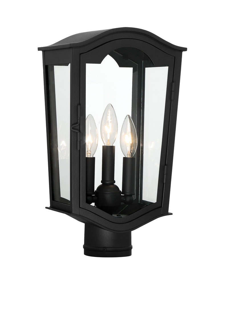 Minka-Lavery 73206-66 Three Light Outdoor Post Mount, Sand Coal