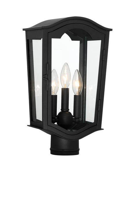 Minka-Lavery 73206-66 Three Light Outdoor Post Mount, Sand Coal