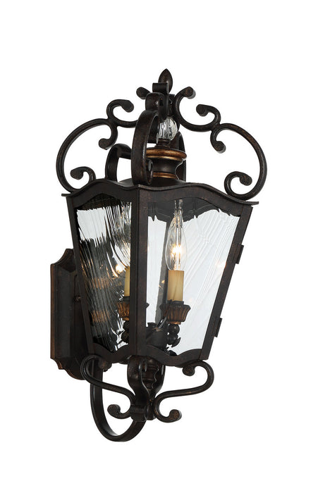 Minka-Lavery 9332-270 Two Light Outdoor Lantern, Terraza Village Aged Patina W/