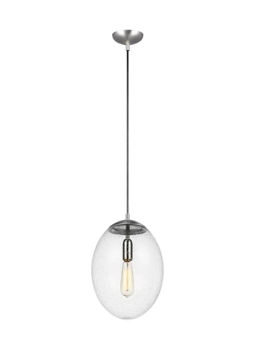 Visual Comfort Studio 6701801EN7-04 One Light Pendant, Satin Aluminum