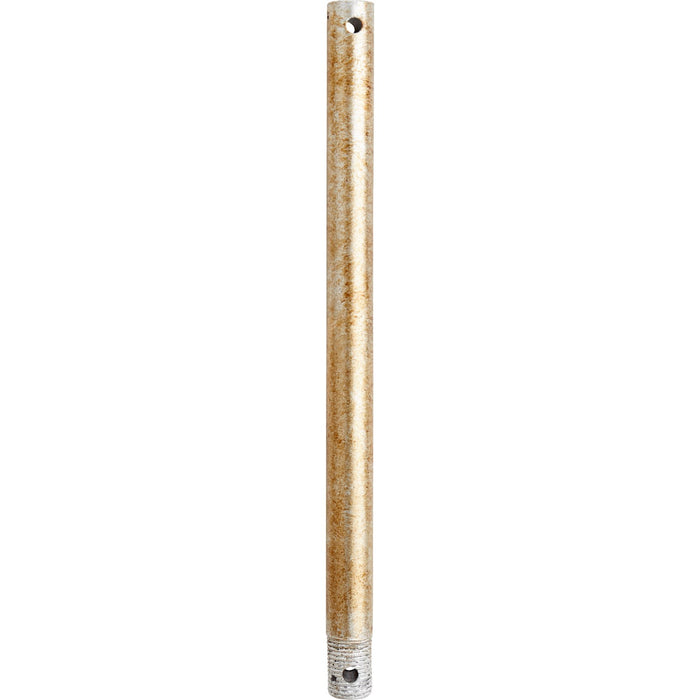 Quorum 6-1260 Downrod, Aged Silver Leaf