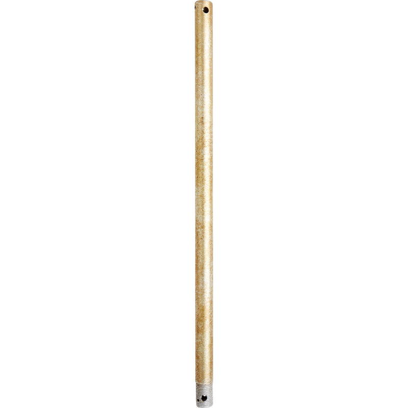 Quorum 6-1860 Downrod, Aged Silver Leaf