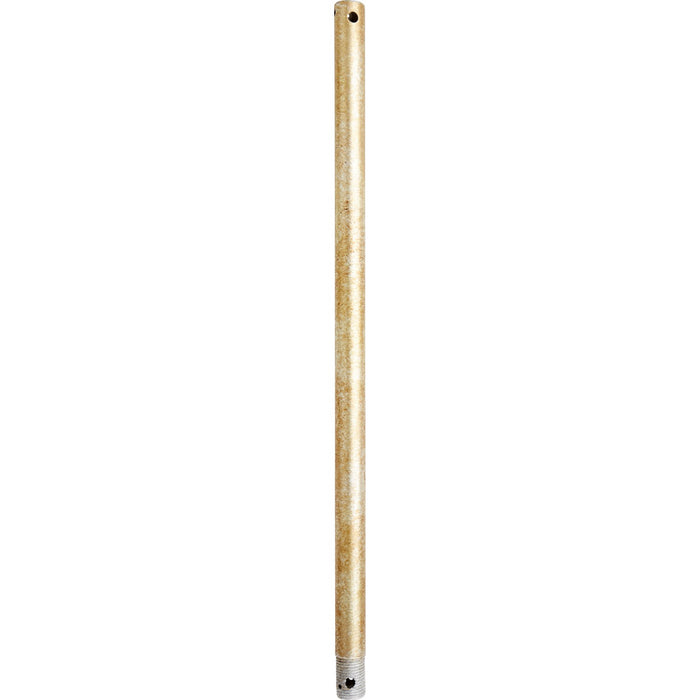 Quorum 6-1860 Downrod, Aged Silver Leaf