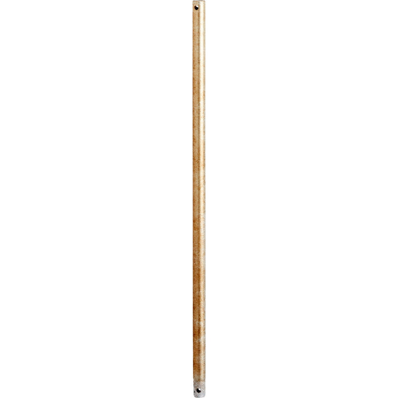 Quorum 6-2460 Downrod, Aged Silver Leaf