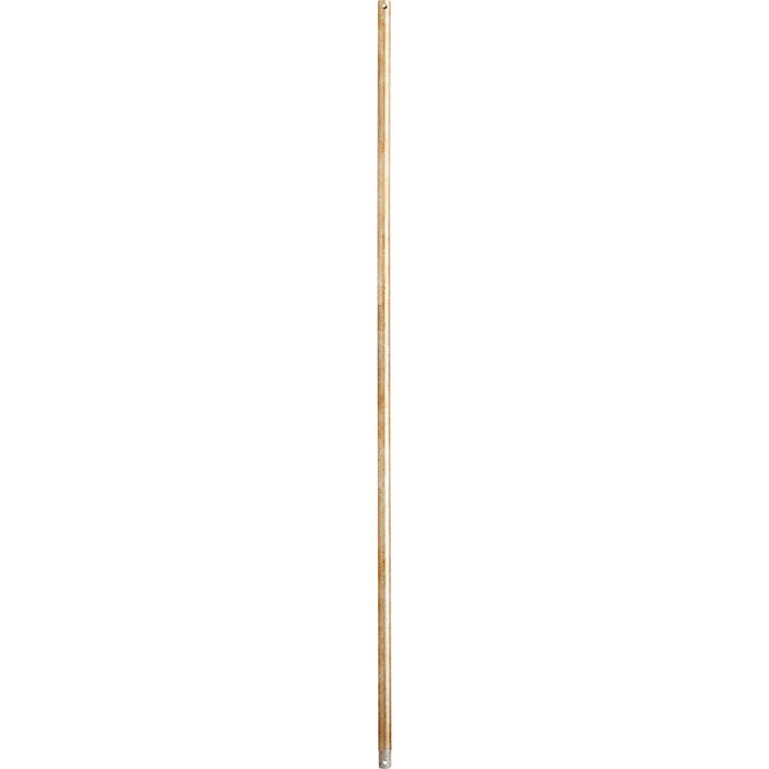 Quorum 6-4860 Downrod, Aged Silver Leaf