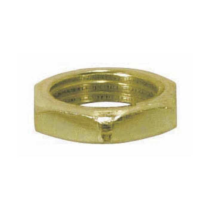 Satco 90-1066 Locknut, Brass Plated