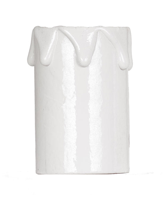 Satco 90-1246 Candle Cover, White