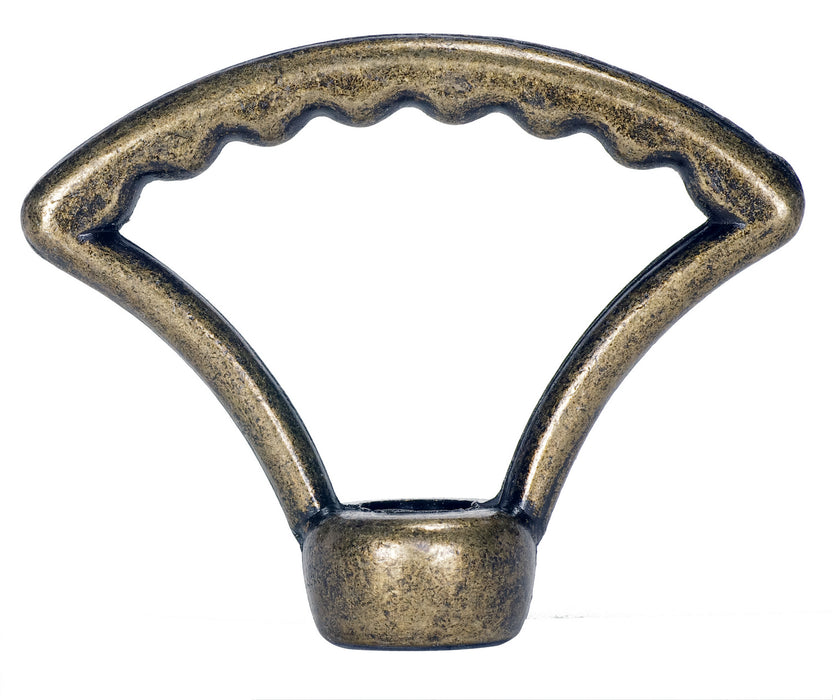 Satco 90-1729 2" Die Cast Fixture Loops, Antique Brass