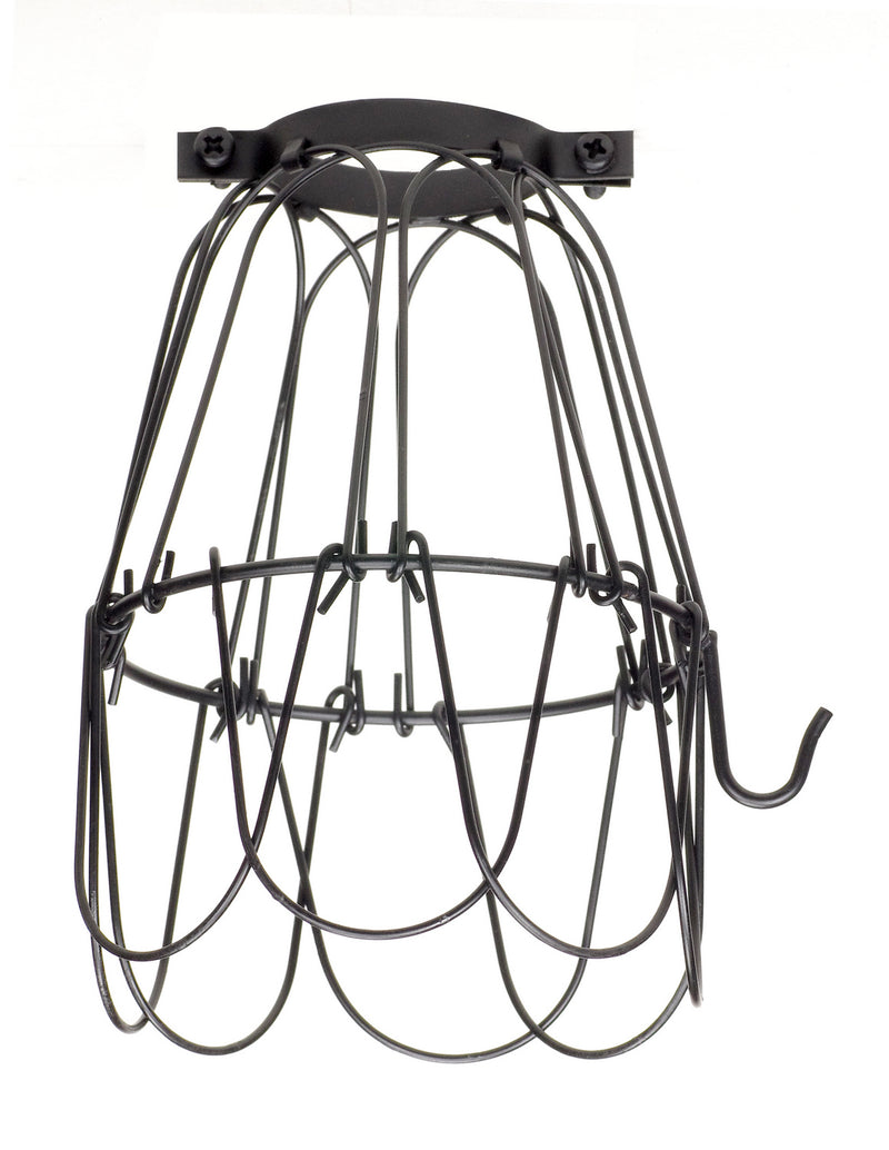 Satco 90-1916 Light Bulb Cage, Black