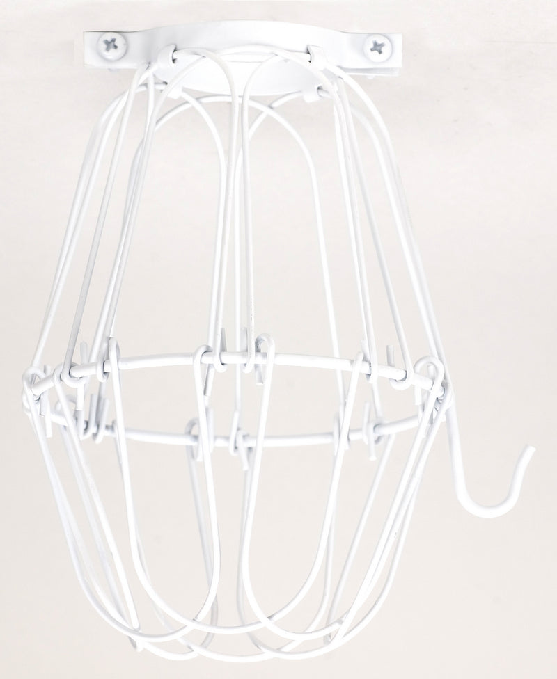 Satco 90-1917 Light Bulb Cage, White