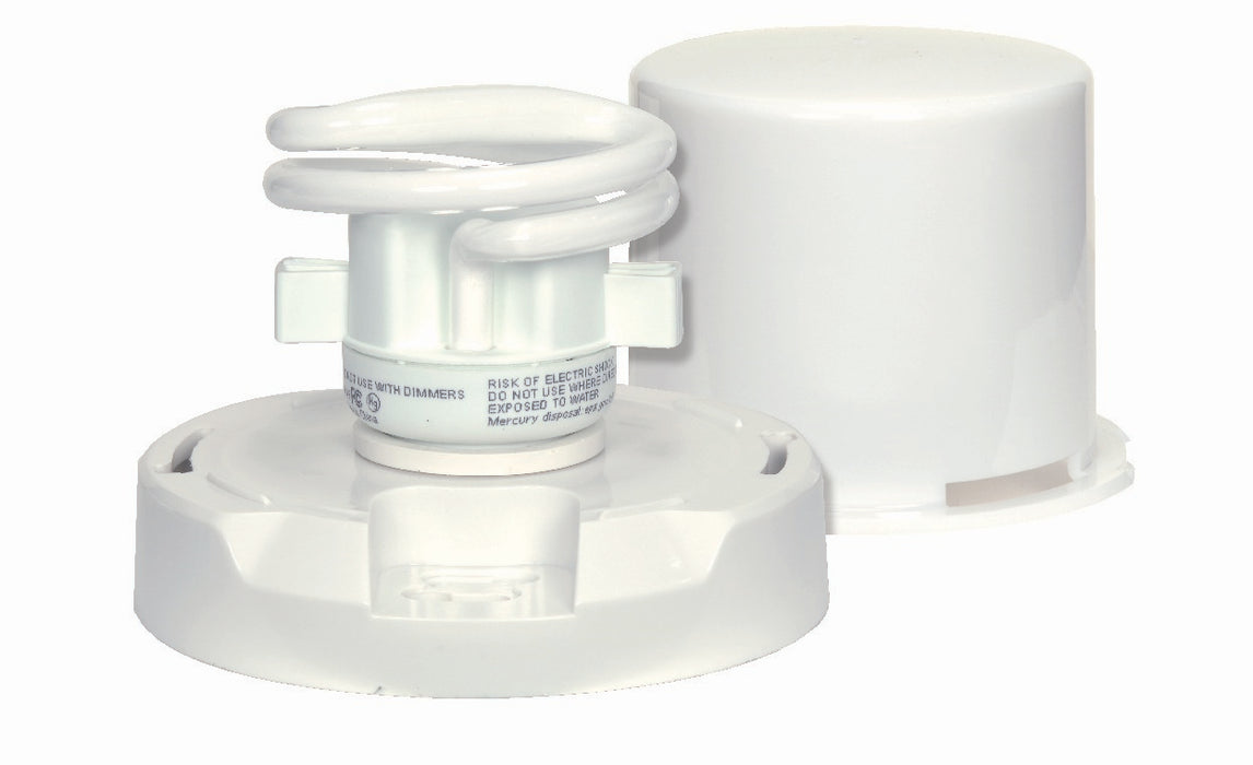 Satco 90-2615 One Light Flush Mount, White