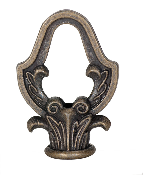 Satco 90-340 2" Die Cast Fixture Loops, Antique Brass