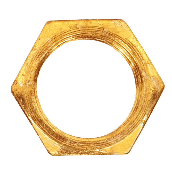 Satco 90-591 Locknut, Brass Plated