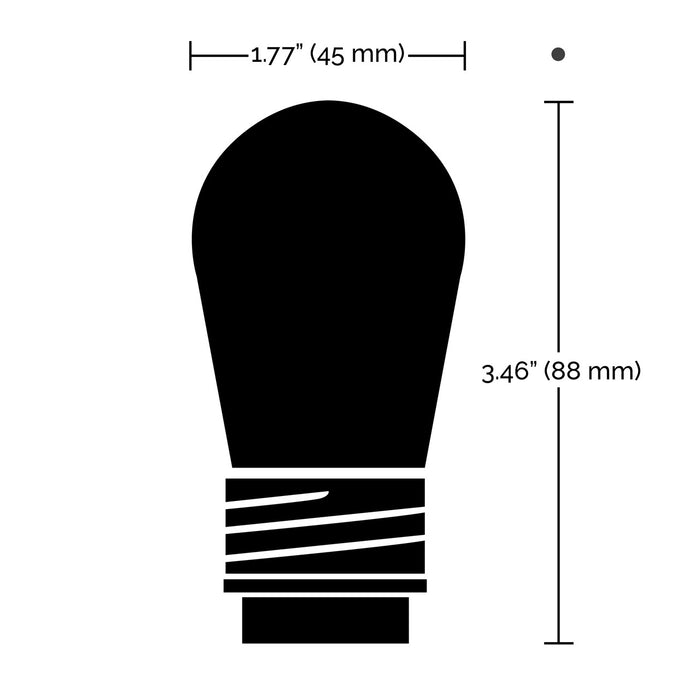 Satco S11273 Light Bulb, Clear