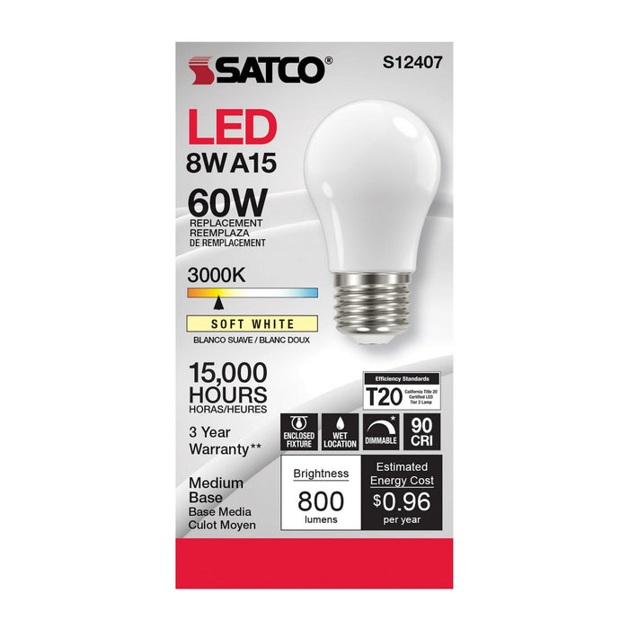 Satco S12407 Light Bulb, Soft White