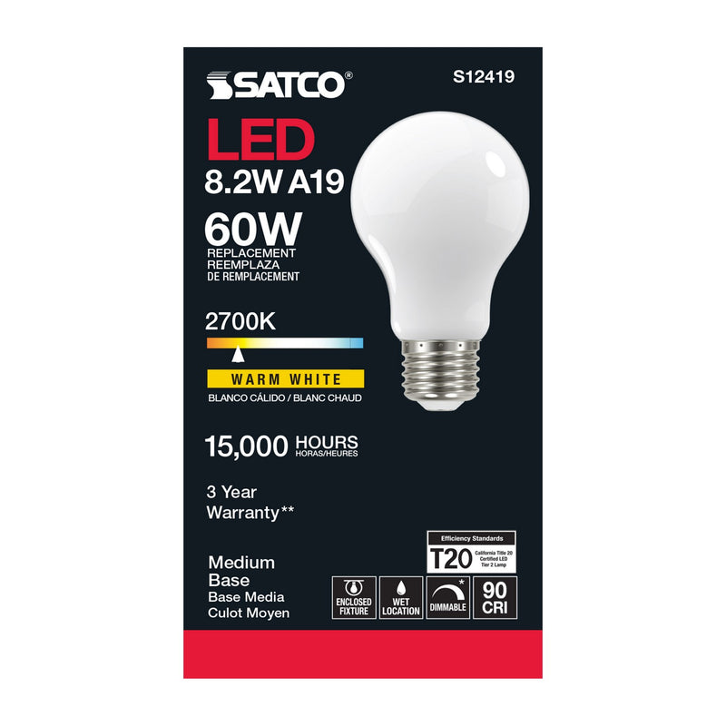 Satco S12419 Light Bulb, Soft White