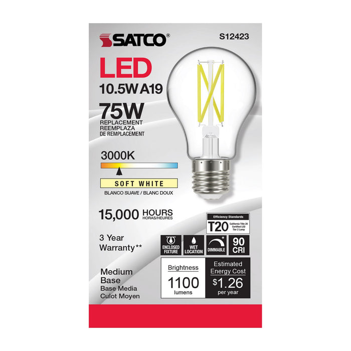 Satco S12423 Light Bulb, Clear