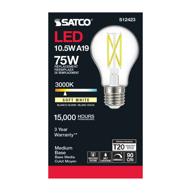 Satco S12423 Light Bulb, Clear