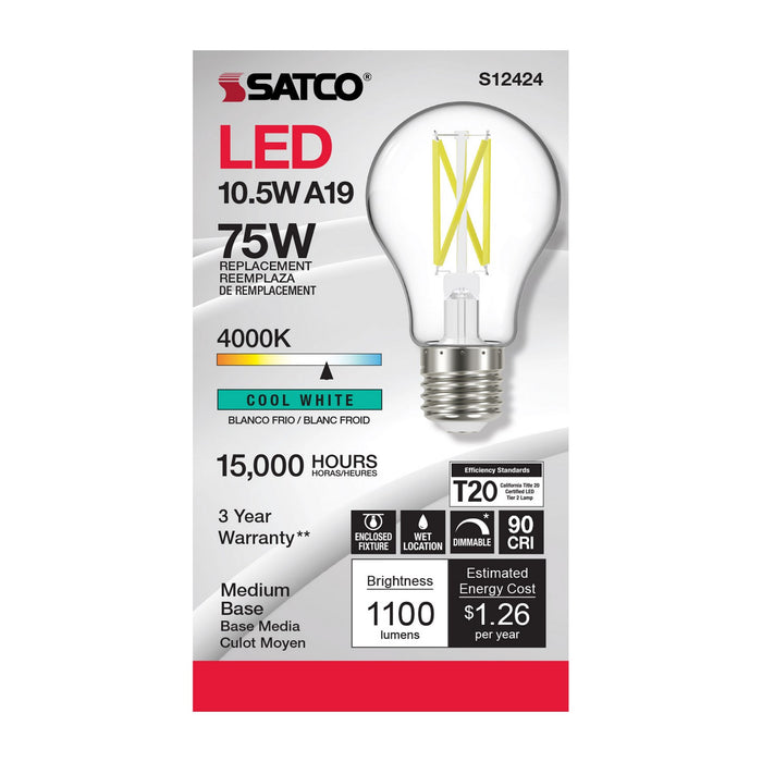 Satco S12424 Light Bulb, Clear
