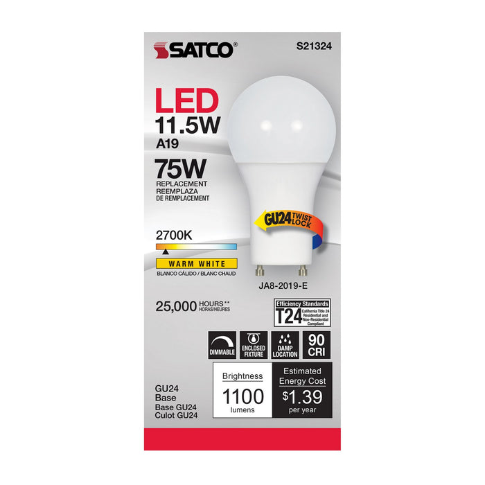 Satco S21324 Light Bulb, Frost