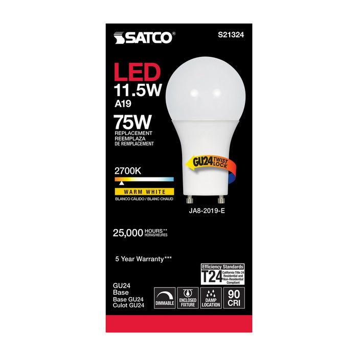 Satco S21324 Light Bulb, Frost