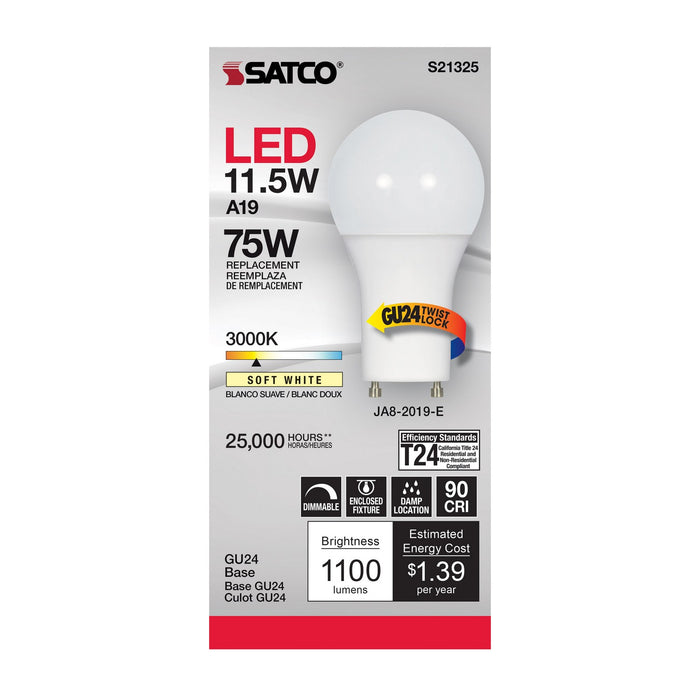 Satco S21325 Light Bulb, Frost