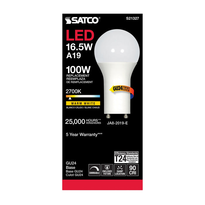 Satco S21327 Light Bulb, Frost
