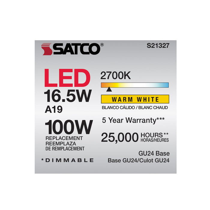 Satco S21327 Light Bulb, Frost
