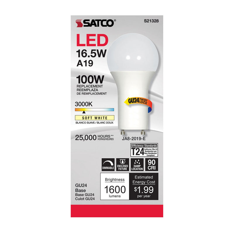 Satco S21328 Light Bulb, Frost