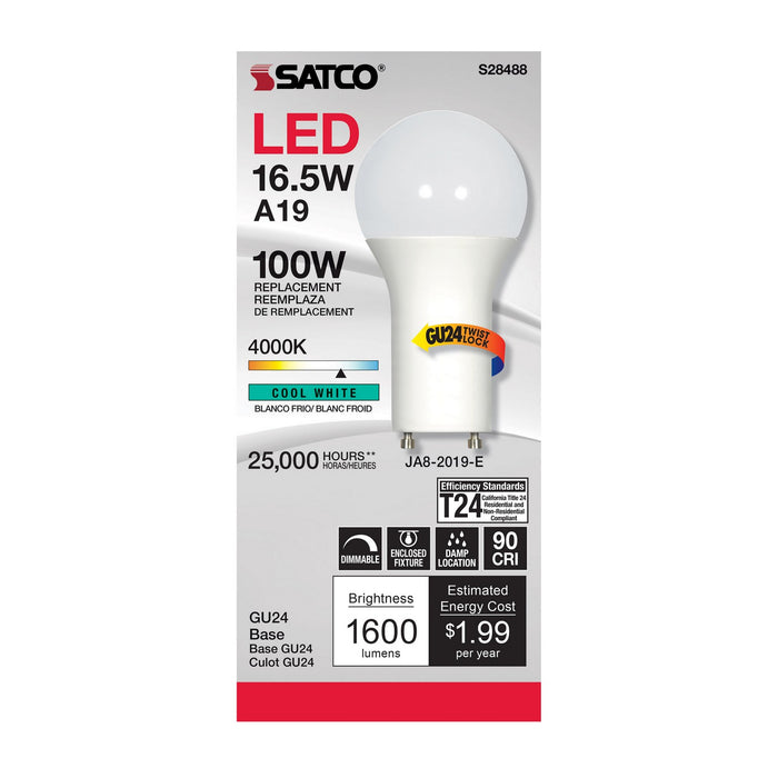 Satco S28488 Light Bulb, Frost