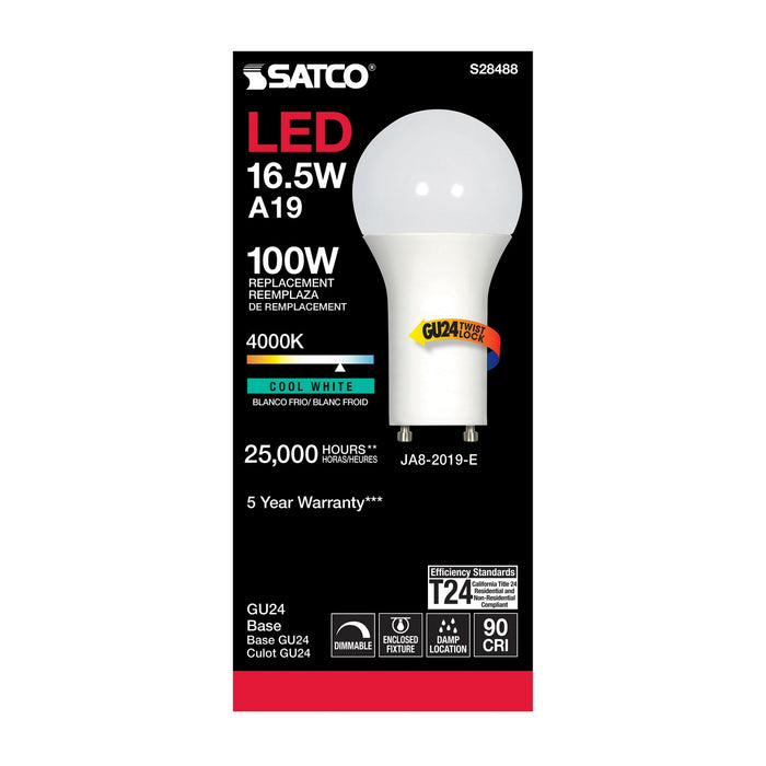 Satco S28488 Light Bulb, Frost