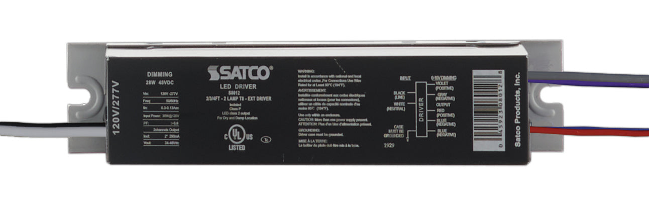 Satco S8012 LED Lamp, Black
