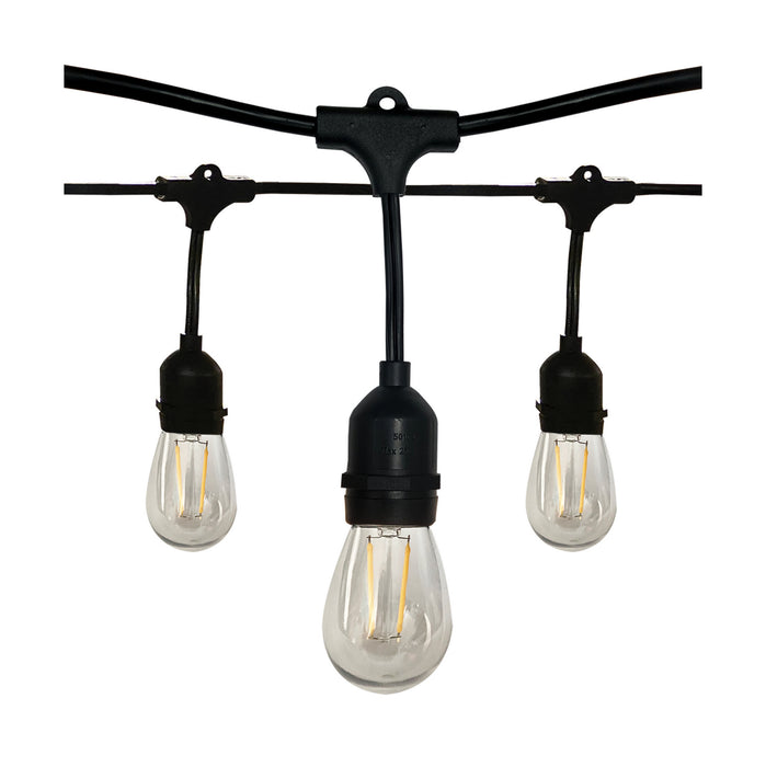 Satco S8020 LED String Light, Black