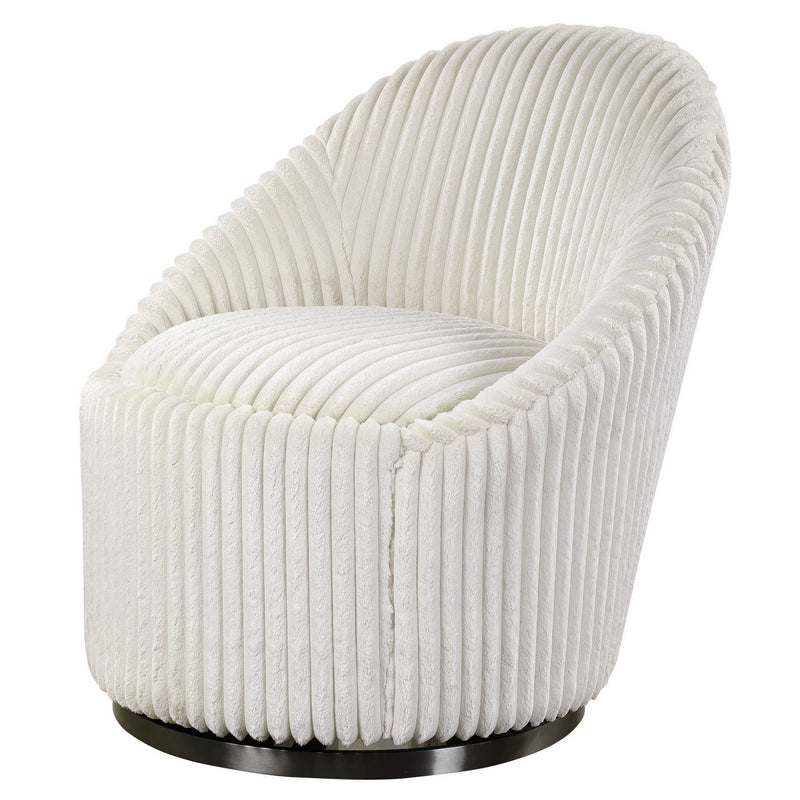 Uttermost 23578 Chair, Stainless Steel