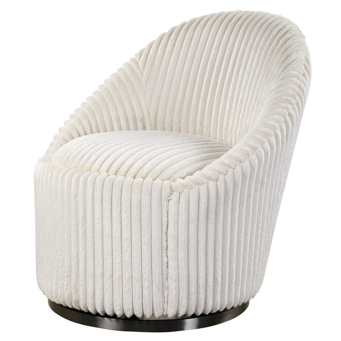 Uttermost 23578 Chair, Stainless Steel