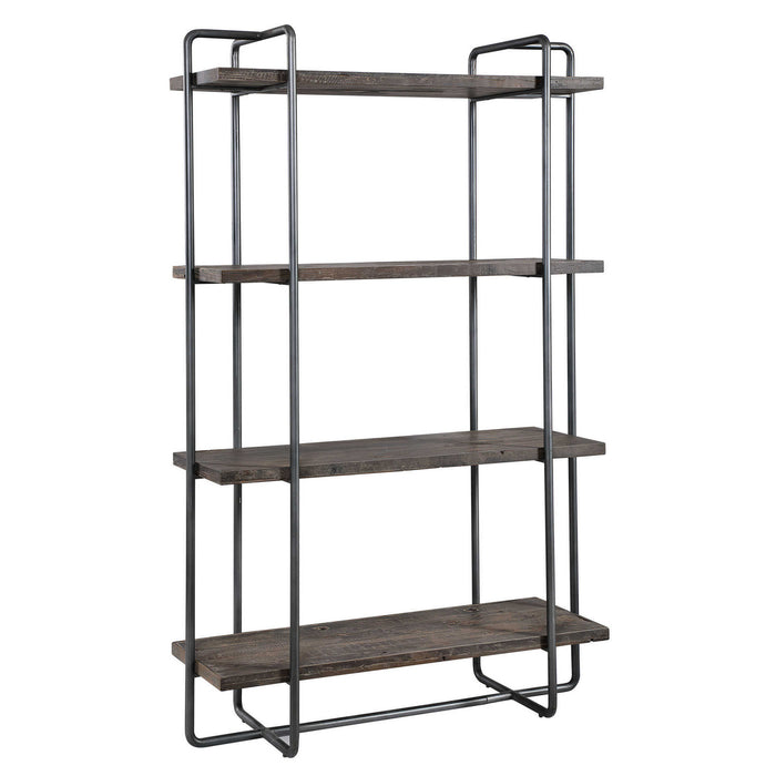 Uttermost 24970 Etagere, Dark Brushed Pewter