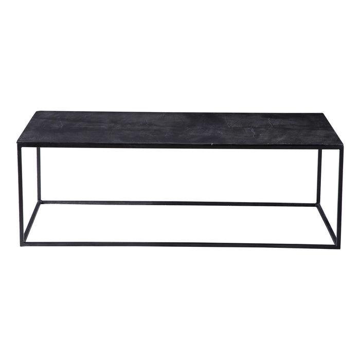 Uttermost 25048 Coffee Table, Aged Black Iron