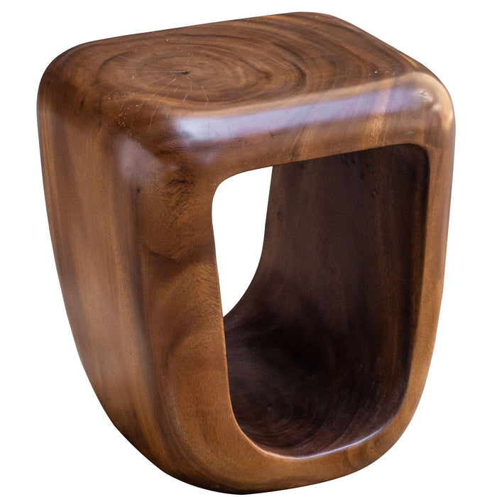 Uttermost 25457 Accent Stool, Suar Wood
