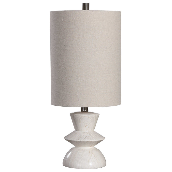 Uttermost 28422-1 One Light Buffet Lamp, Brushed Nickel