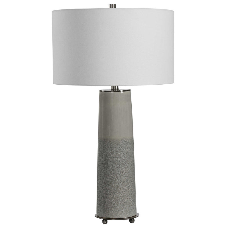 Uttermost 28436 One Light Table Lamp, Gunmetal