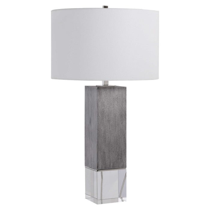 Uttermost 28449 One Light Table Lamp, Polished Nickel