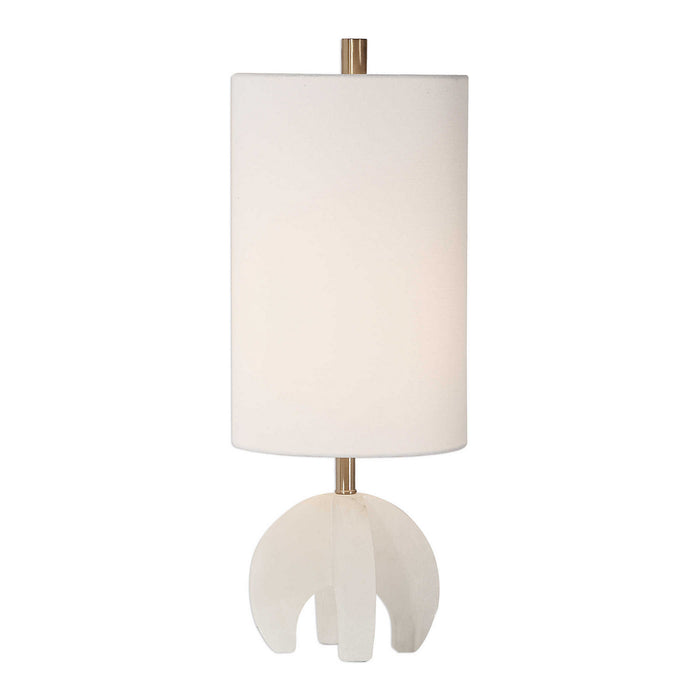 Uttermost 29633-1 One Light Buffet Lamp, Brushed Nickel