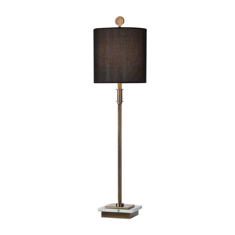 Uttermost 29684-1 One Light Table Lamp, Antique Brass
