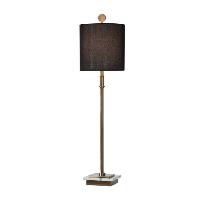Uttermost 29684-1 One Light Table Lamp, Antique Brass