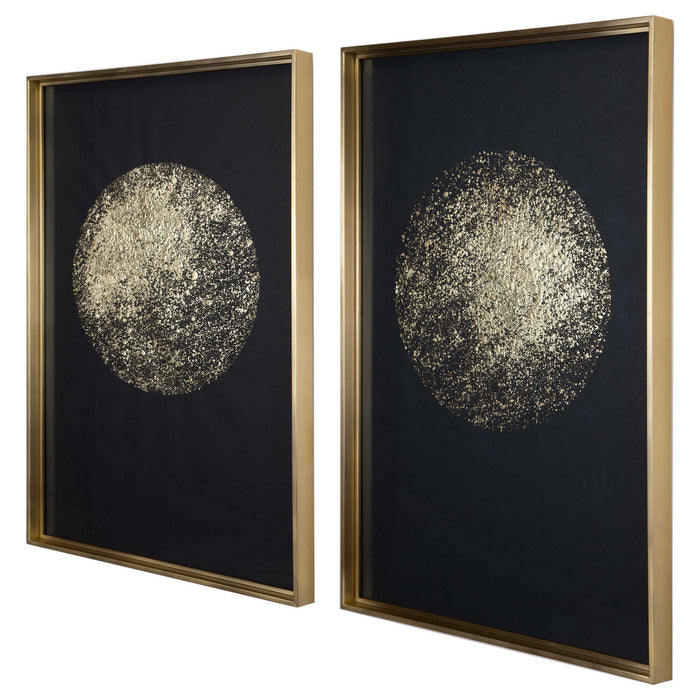 Uttermost 45098 Framed Prints, Brushed Brass