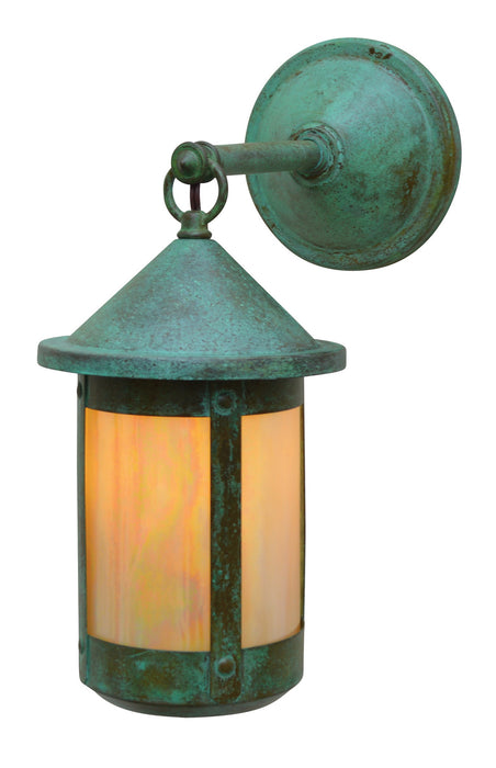 Arroyo BB-7GW-VP One Light Wall Mount, Verdigris Patina